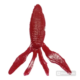 Sachet de 10 leurres souples rouges